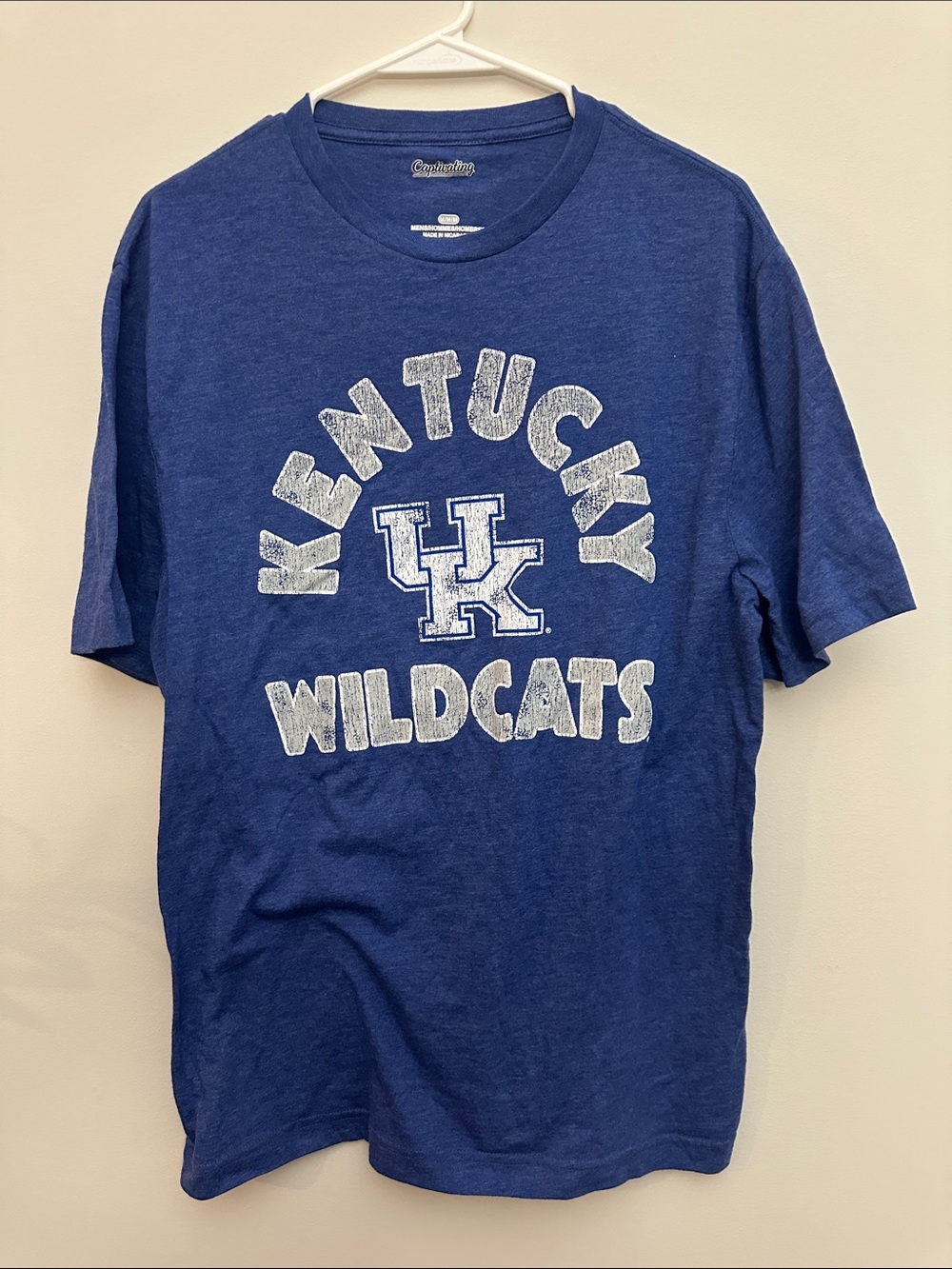 Kentucky Wildcats Youth Royal Blue Graphic Tee - University Logo
